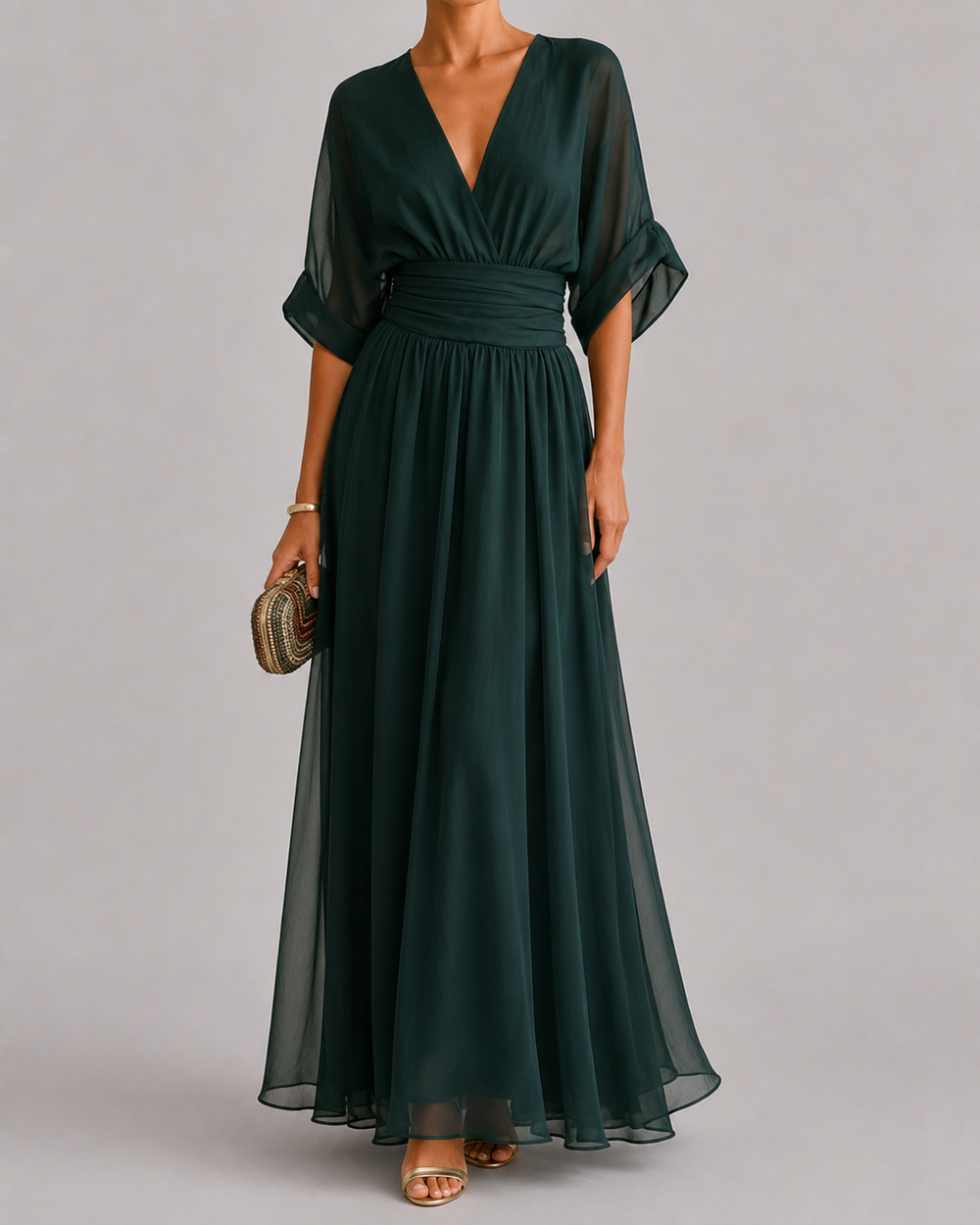 ELIZA™ – ELEGANT GREEN DRESS