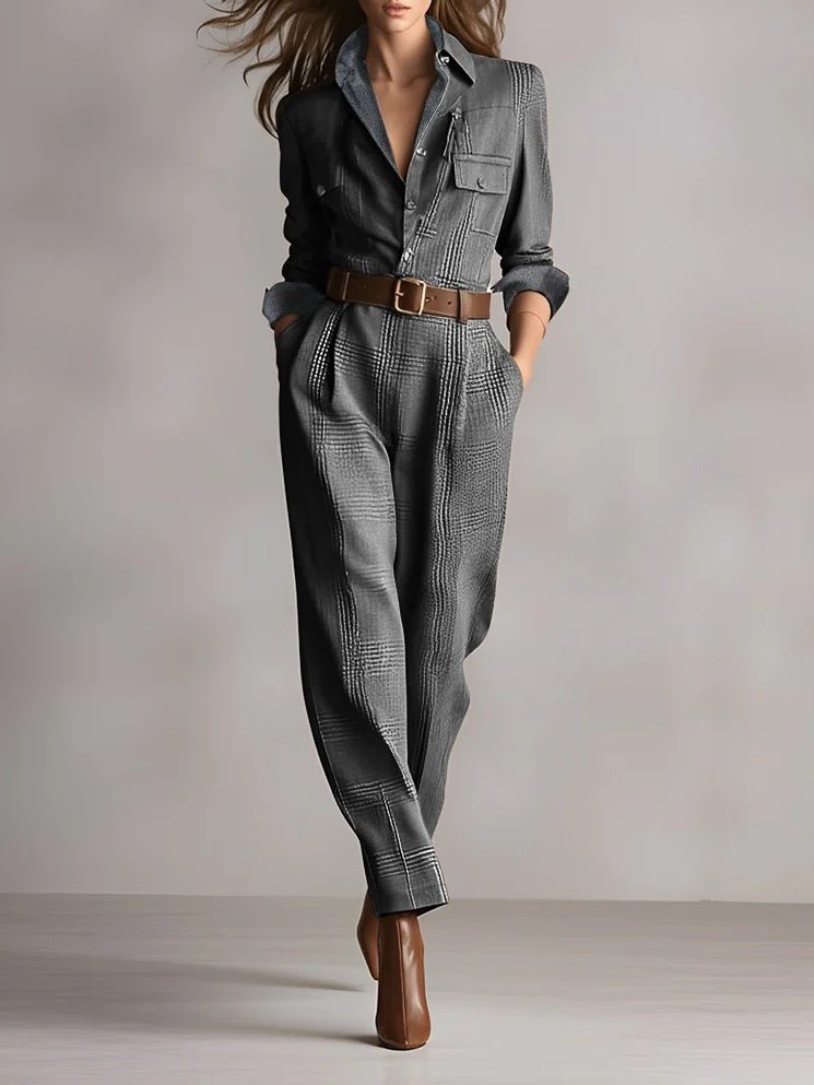 Mirabelle – mono de tweed para mujer