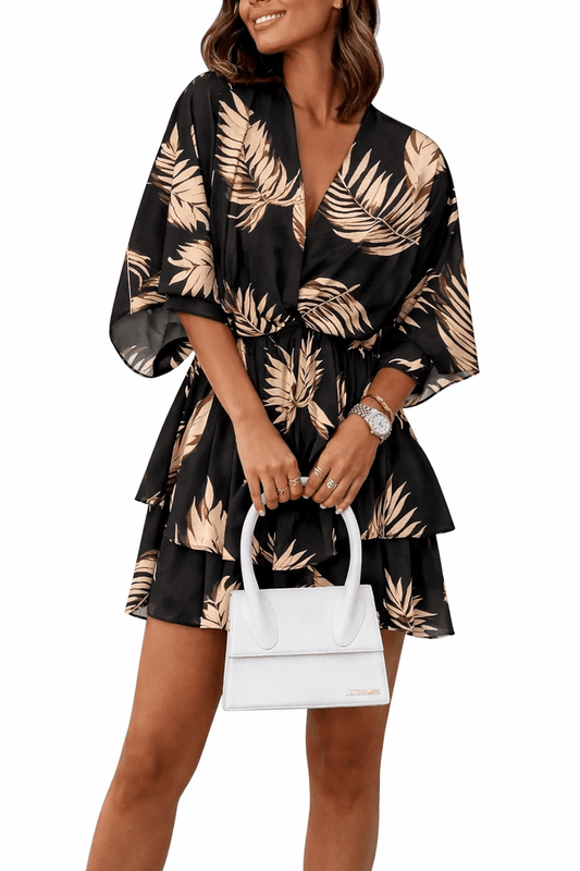 Carla - Vestido Floral Curto