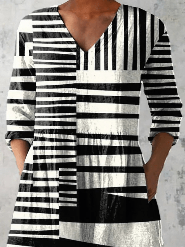 Lucía | Blusa larga de cuello en V
