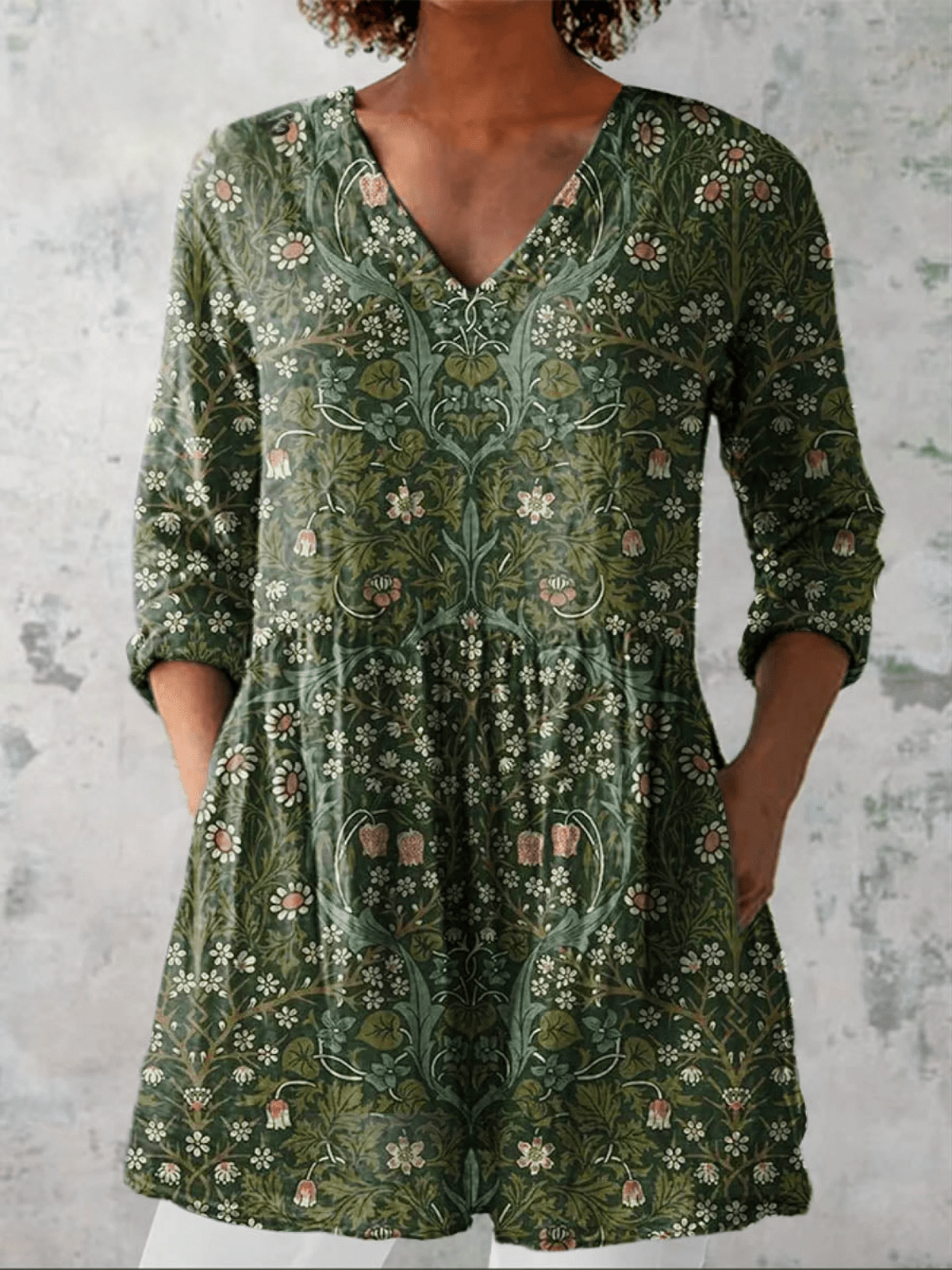 Gabriela | Blusa larga de cuello en V