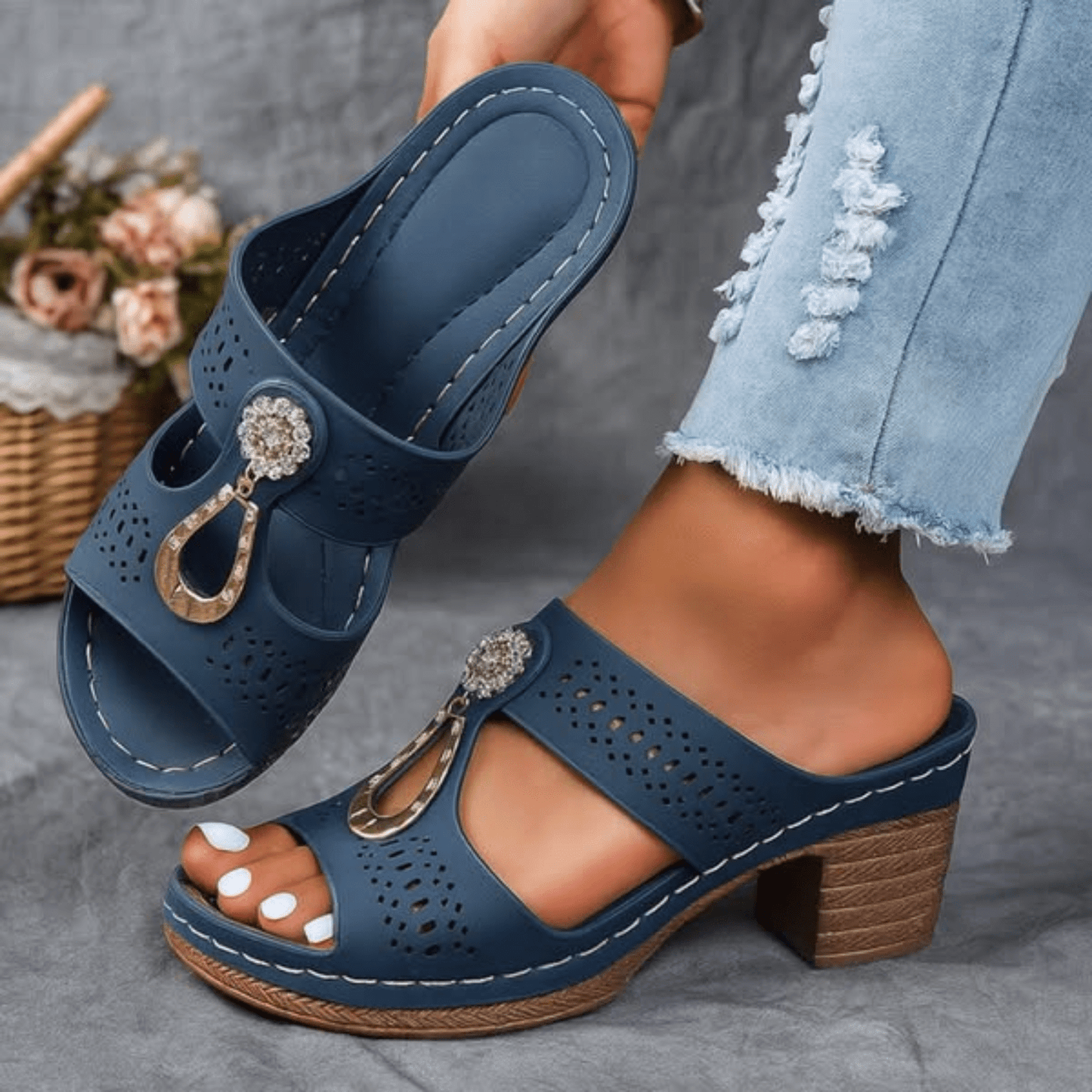 Fatima | Sandalias ortopédicas chic para mujer