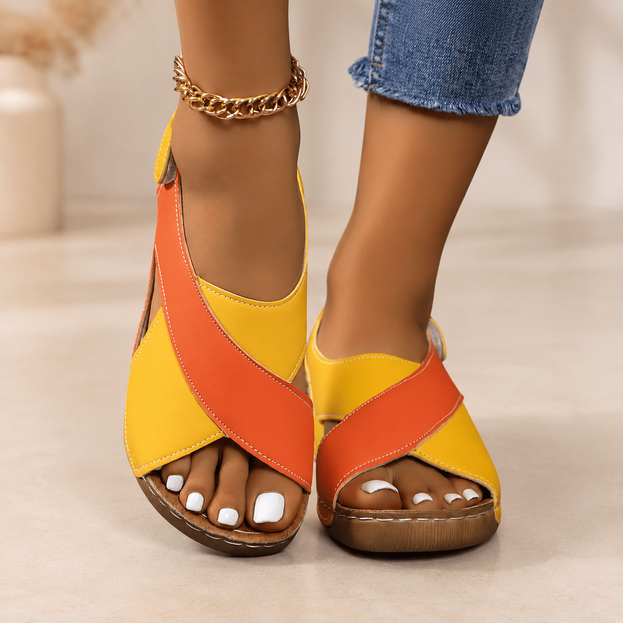 VALERINA MILANO | Sandalias ergonómicas comodidad Brígida