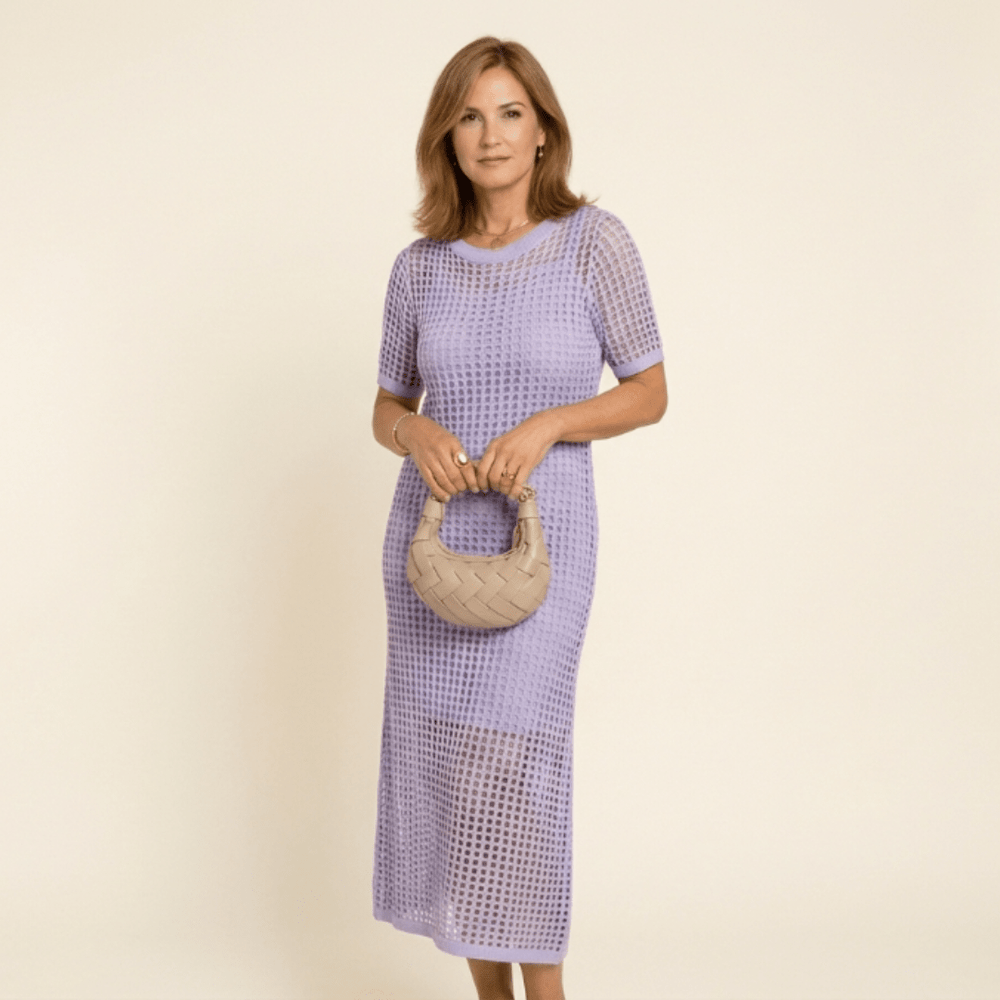Belén - Vestido maxi calado largo + vestido interior gratis