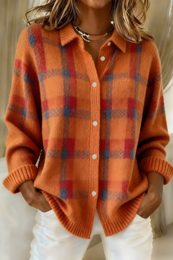 Candela | Cardigan a Quadri