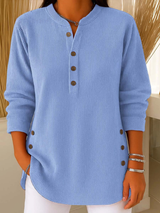 Nieves | Tunica Henley con Bottoni