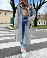 Marina - Sudadera larga con capucha