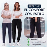 Noa - pantalón casual unisex, extremadamente suave y flexible con caída elegante