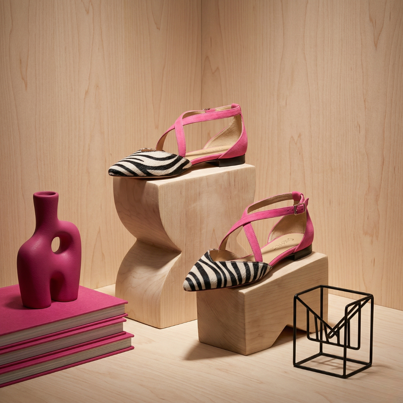 Fernanda | Ballerine Zebrate con Cinturino