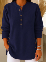 Nieves | Tunica Henley con Bottoni