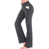 Diana - Pantalón de cintura alta elástico y corte ancho