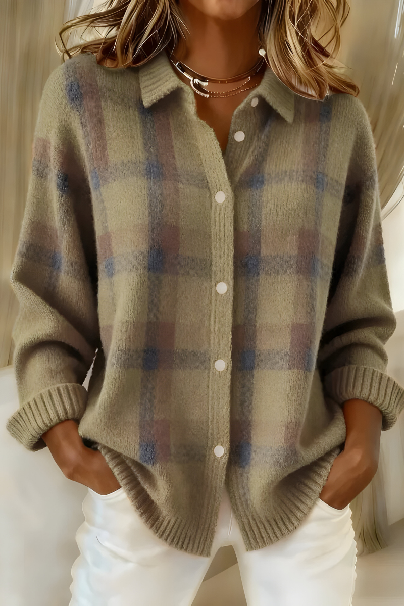 Candela | Cardigan a Quadri