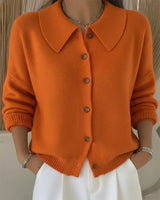 Vega | Cardigan con Colletto a Camicia