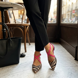 Fernanda | Ballerine Zebrate con Cinturino