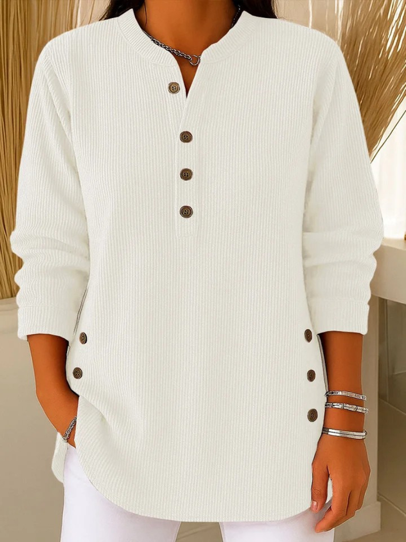 Nieves | Tunica Henley con Bottoni