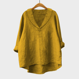Hortense | Flowing V-neck Blouse