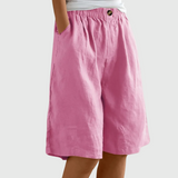 Madeleine | Ruime Shorts met Elastische Taille