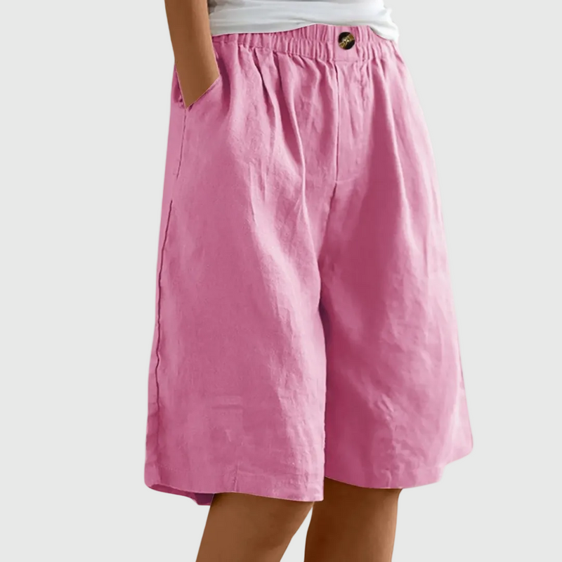 Madeleine | Ruime Shorts met Elastische Taille