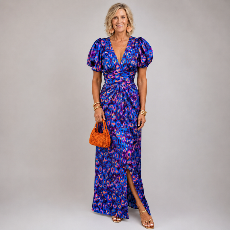 TORA™ – ELEGANT DRESS WITH PLEATED SLEEVES