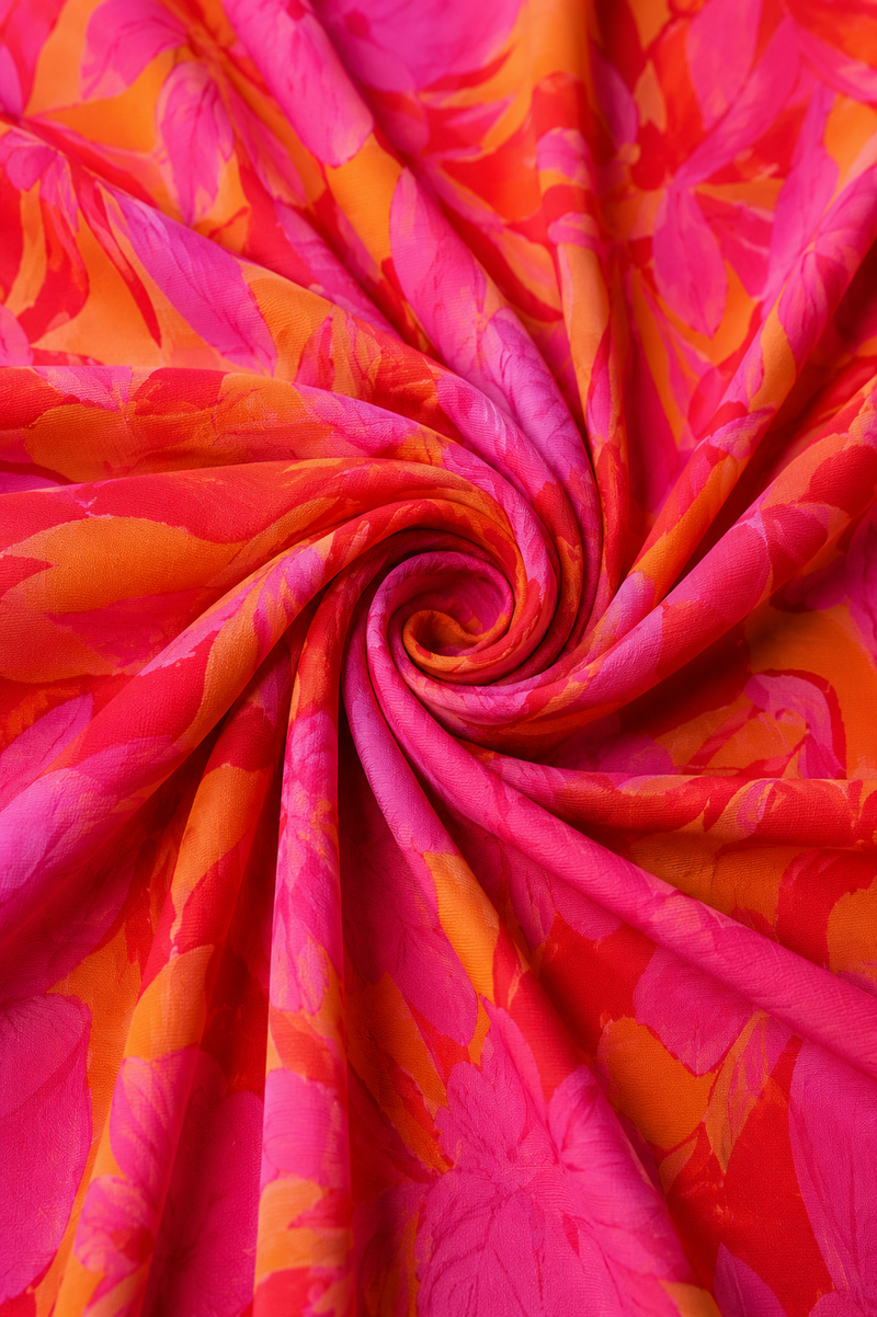 Margaux Dress | Resort-Chic Maxi in Pink & Orange