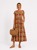 Florene | short sleeve summer dress
