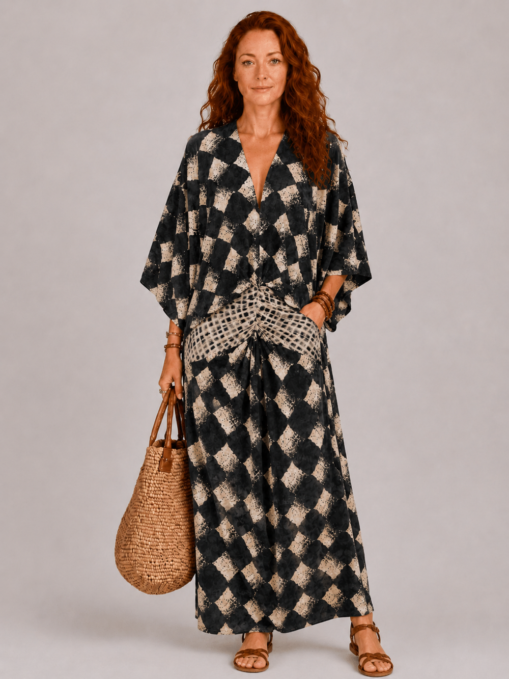 Maelia | Mediterranean Mosaic Dress