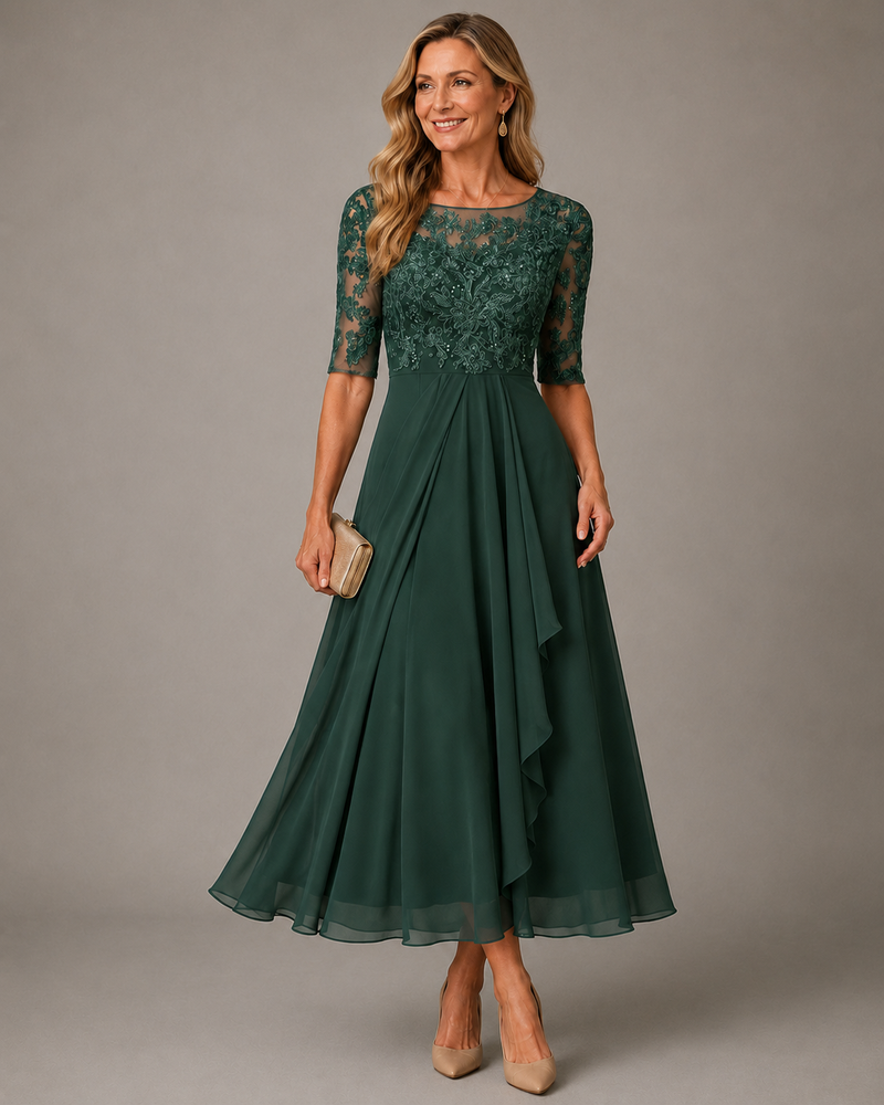 ROSE – THE LACE MIDI DRESS THAT FLATTERS YOUR SILHOUETTE