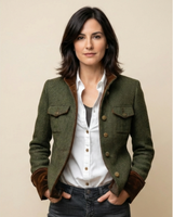 Daniela | Chaqueta elegante con detalles de terciopelo