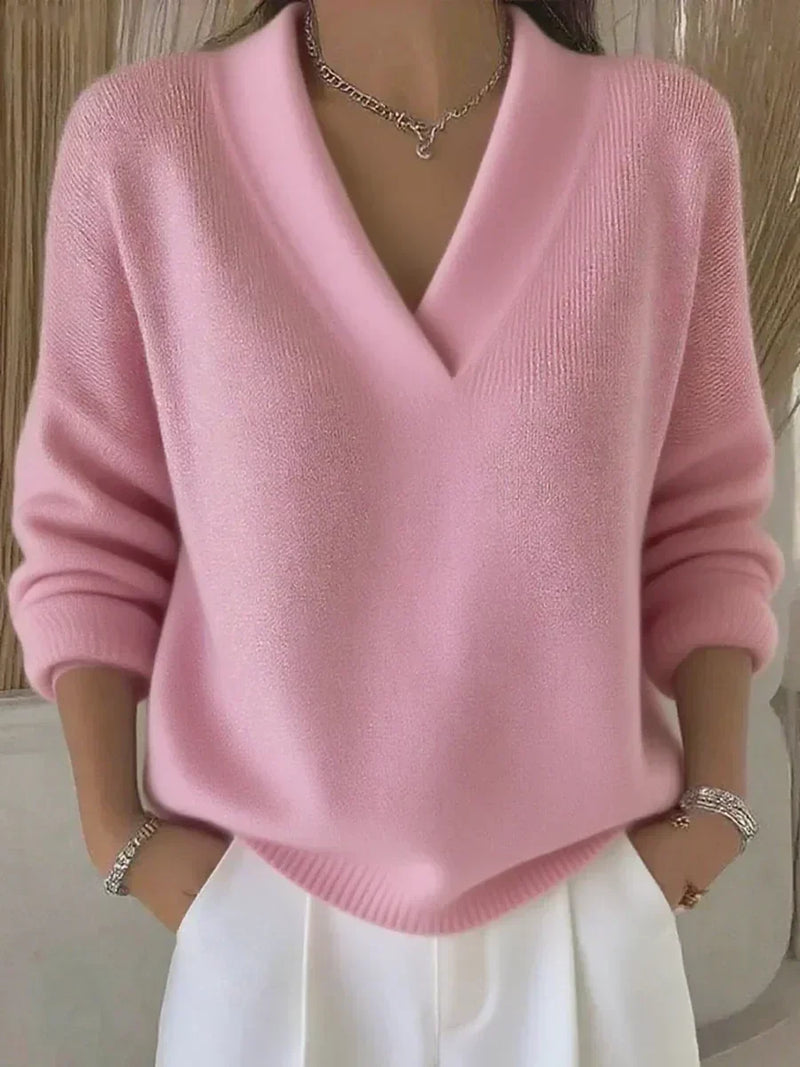 Violeta | Maglione Scollo a V Rilassato