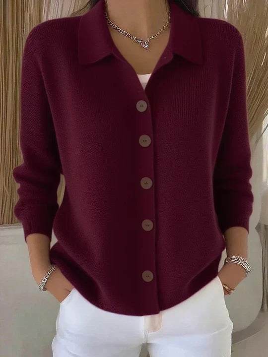 Josefina | Cardigan con Collo e Bottoni