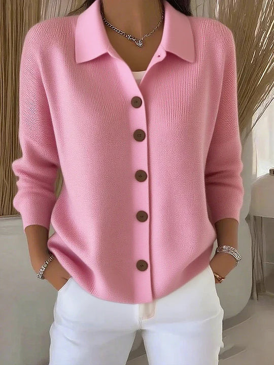 Josefina | Cardigan con Collo e Bottoni