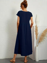Gabriela - Vestido midi fluido de elegancia atemporal