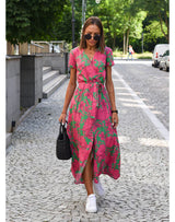 Julia | Elegante vestido con escote en V y corte que realza la figura