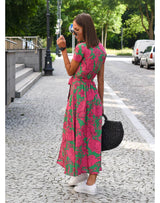 Julia | Elegante vestido con escote en V y corte que realza la figura