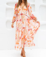 Celine | Abito Femminile con Motivo Floreale