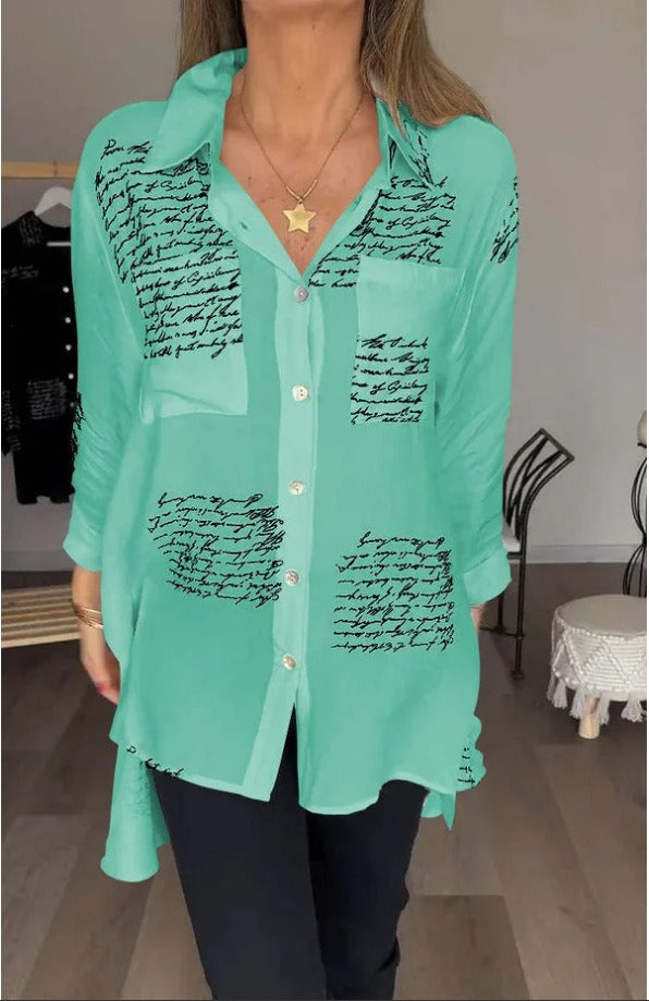 Diana - Camisa estampada elegante y versátil