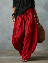 Luna | An off-the-shoulder top and flowing trousers