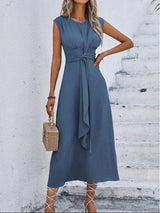 Eva | Vestido elegante sin mangas con cintura ajustable