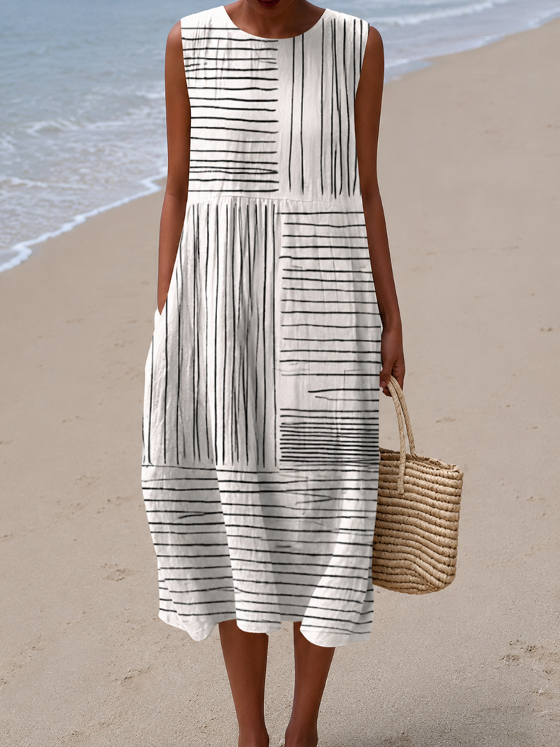 Rina™ Printed Midi Dress