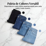 Claudia - Vaqueros elásticos acampanados de cintura alta