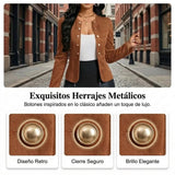 Sara - Chaqueta de mujer de imitación de ante