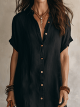 Modern Boho | Effortless Linen Midi Dress