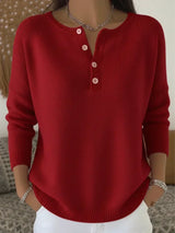 Helena | Maglione Henley con Bottoni