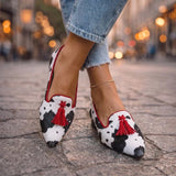 Dalia | Mocassini con Nappine e Stampa Animalier