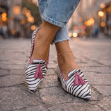 Dalia | Mocassini con Nappine e Stampa Animalier