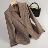María - Blazer de tweed