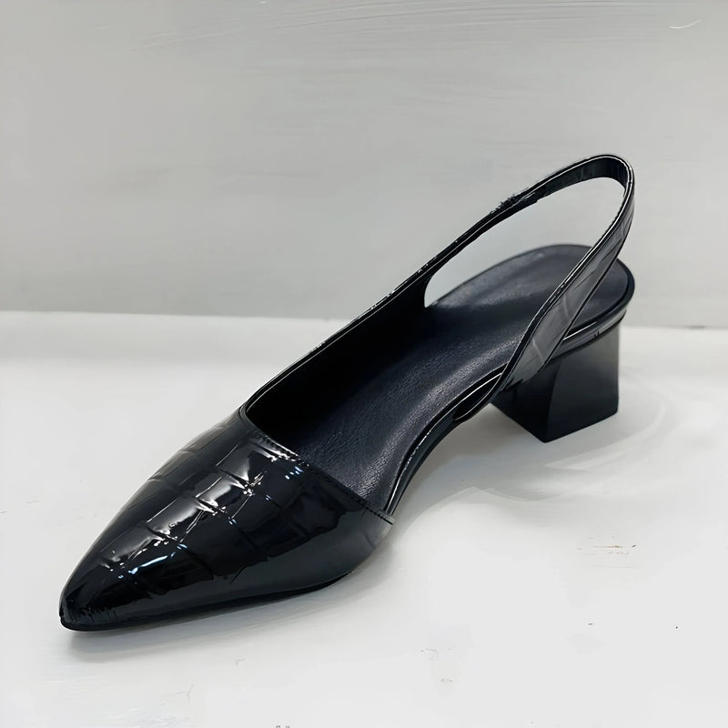 Olga | Elegant Square-Heel Shoes