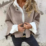 Elvira - Chaqueta suave de cuello redondo