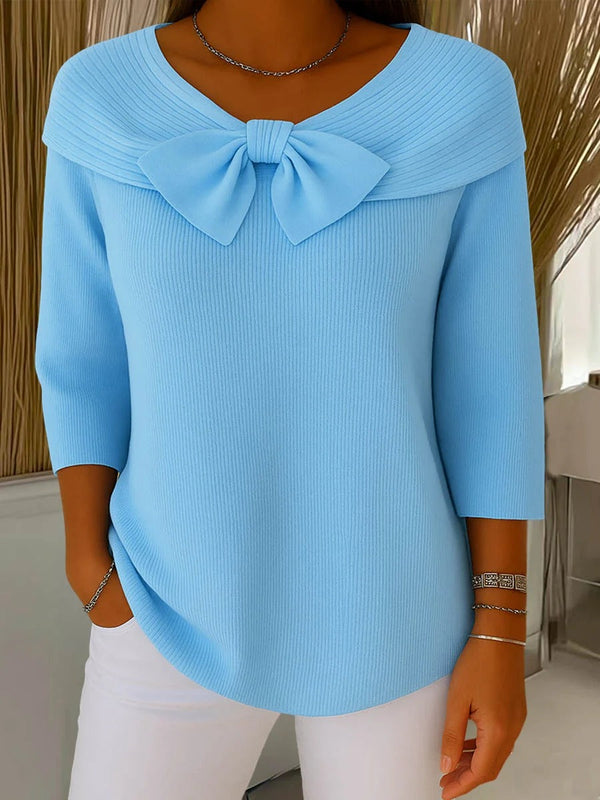 Trinidad | Maglione Girocollo con Fiocco