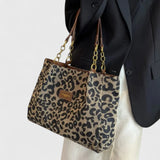 Valeria - Bolso con elegante estampado de leopardo